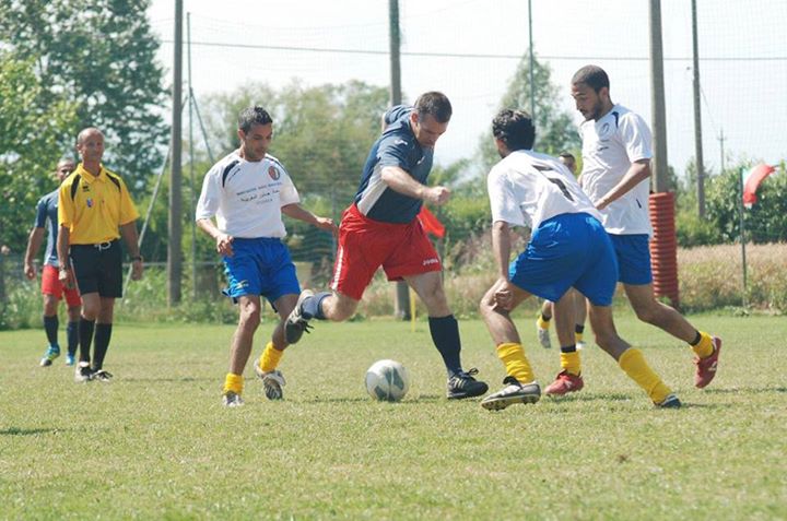 Italy Vs. the US in a friendly soccer game