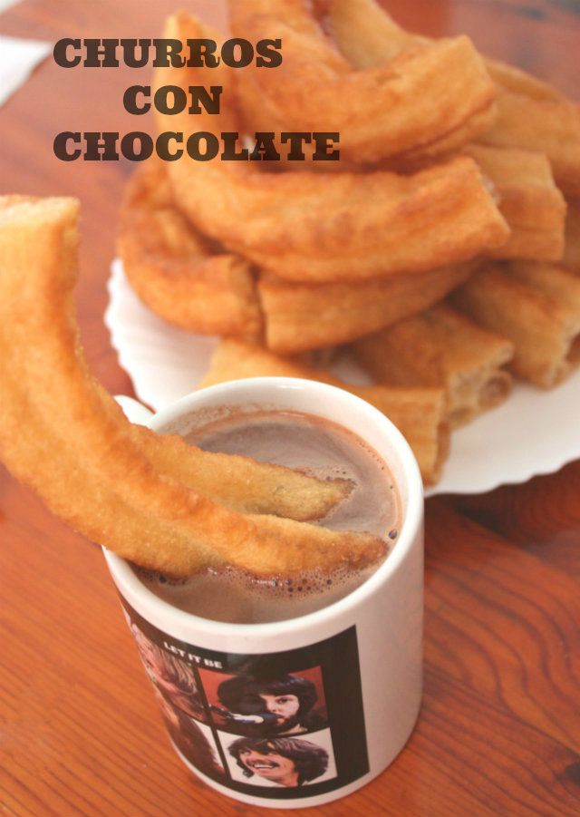 Churros con chocolate