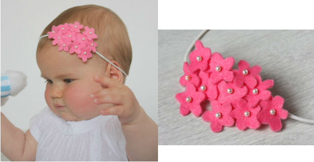 DIY Baby Headbands @homelifeabroad.com #diyheadbands #babyheadbands