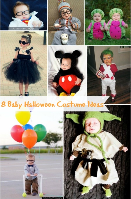 8 Baby Halloween Costume Ideas @homelifeabroad.com #halloween #babycostumes