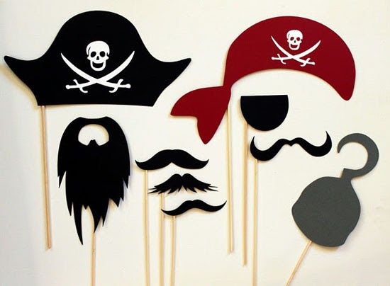 Pirate Photo Booth Props