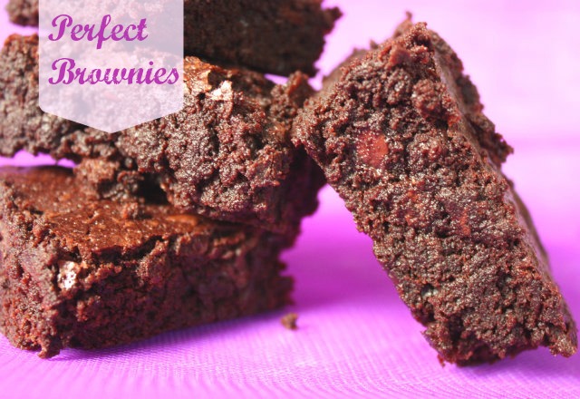 Perfect Brownies Recipe @homelifeabroad.com