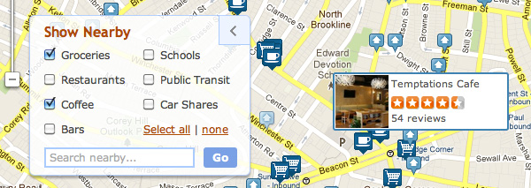 This easily, I can tell what's nearby!