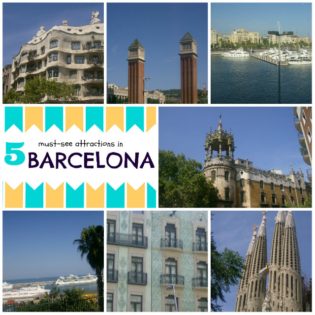 5 must-see attractions in Barcelona
