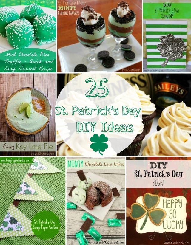 St. Patrick's Day DIY Ideas @homelifeabroad.com #stpatricksday #diy #recipes #crafts