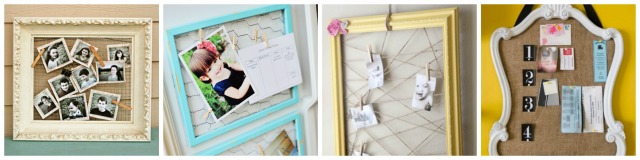 DIY Gifts Made from Picture Frames @homelifeabroad.com #DIY #pictureframe #diygifts #memoboard
