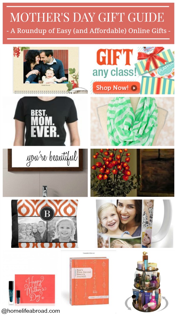 2014 Mother’s Day Gift Guide Roundup - A Roundup of Easy (and Affordable) Online Gifts @homelifeabroad.com #mothersday #gifts