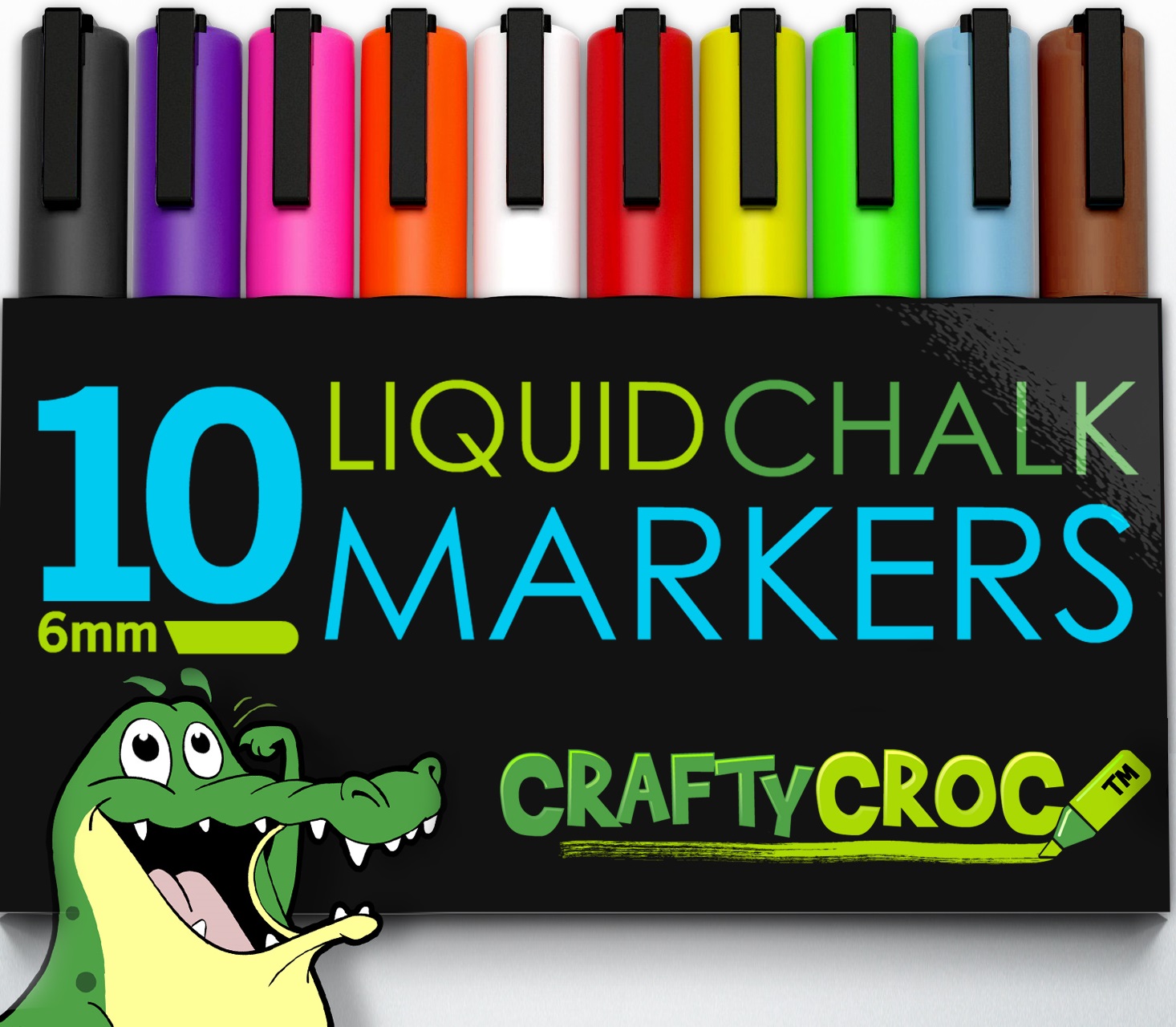 #CraftyCroc Liquid Chalk Markers – Perfect Gift for Craft Lovers!