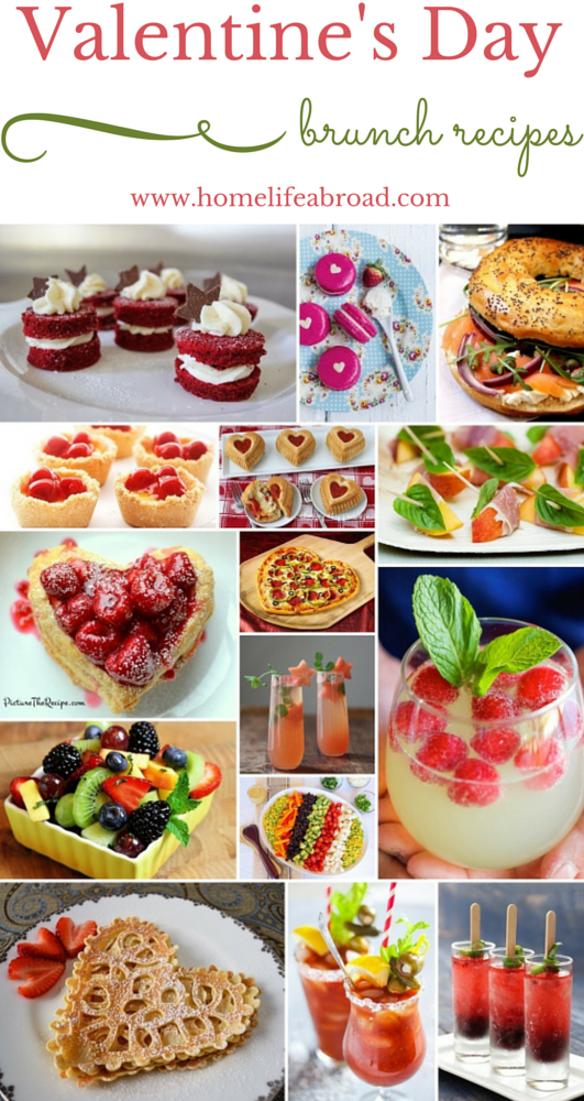 Valentine's Day Brunch Recipes homelifeabroad.com #valentinesday
