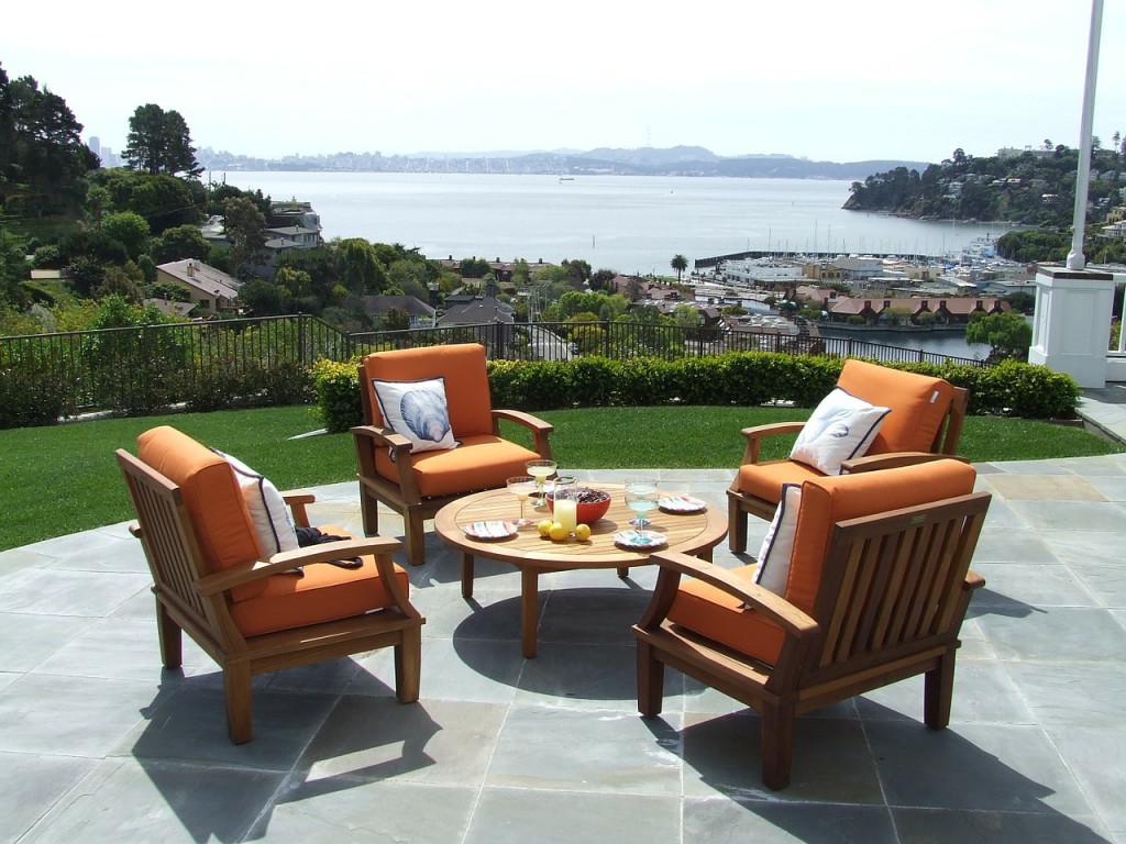 Teak furniture is particularly valued for its durability and water resistance