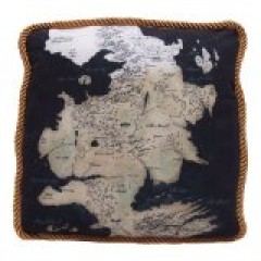 Westeros Map Throw Pillow