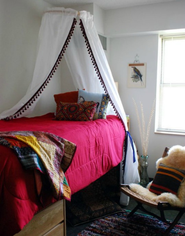 Laken's Dorm Room Redo via Apartment Therapy - Dorm Room on a Budget