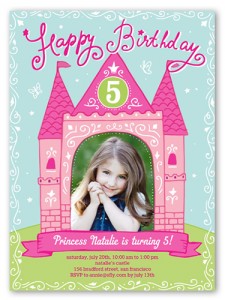 Example birthday invitation