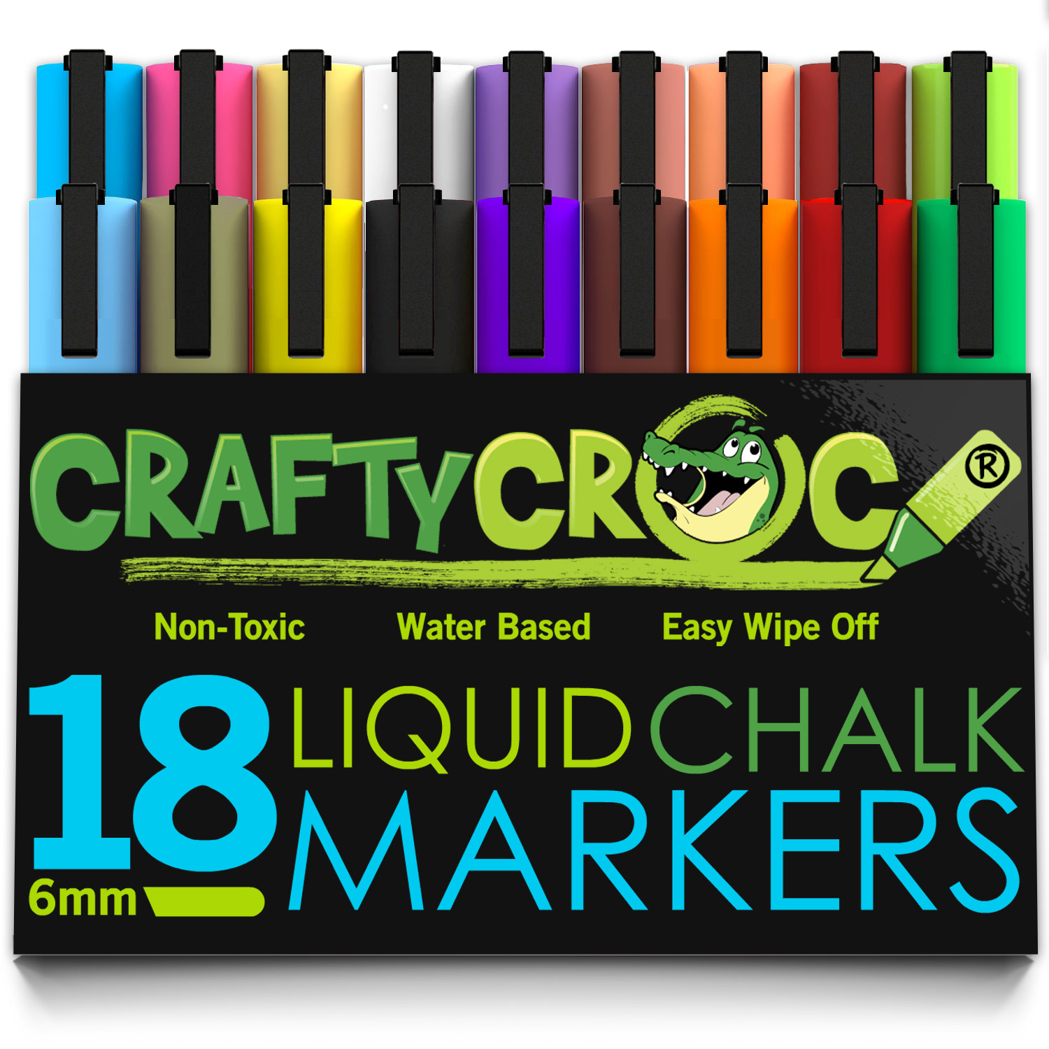 CraftyCroc Liquid Chalk Markers as featured on homelifeabroad.com