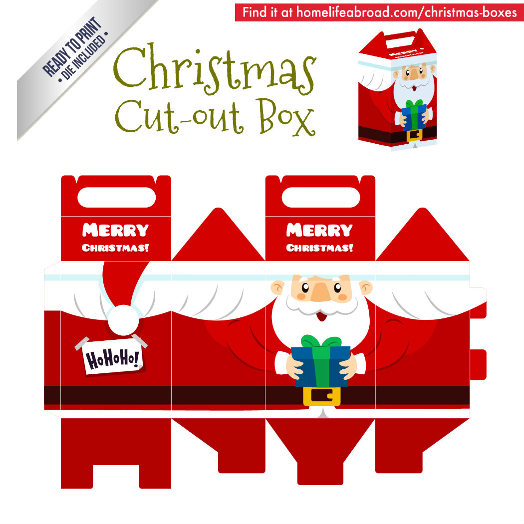 Free Printable Christmas Box Templates free-printable-christmas-box-templates