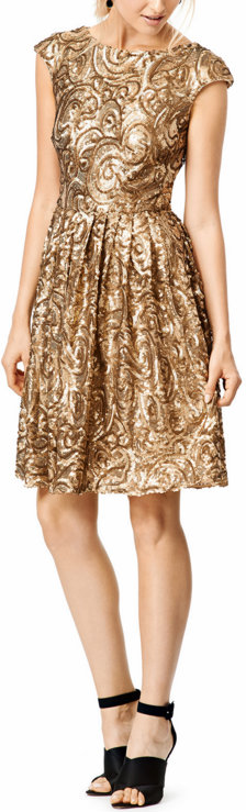 Golden Flower Dress