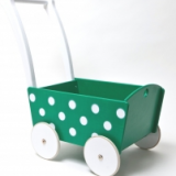 Wooden Cart ‘White Polka Dots’