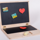 Wooden Laptop – Drawing and Magnetic Board