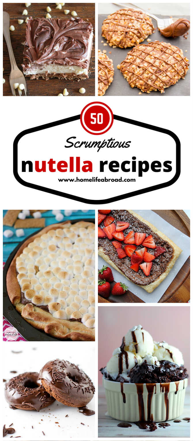 Nutella Recipes via Home Life Abroad