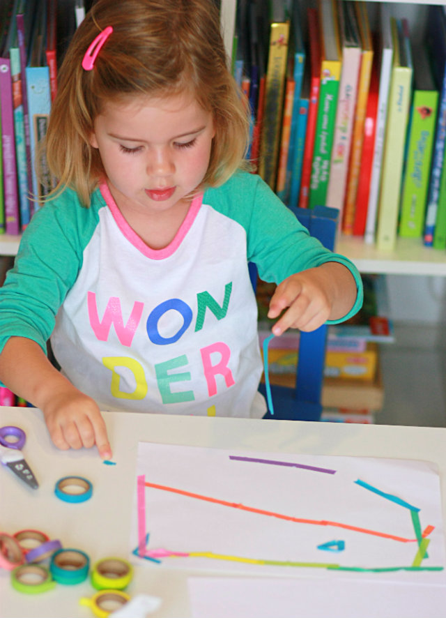 Fun Washi Tape Activity for Kids