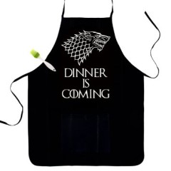 “Dinner is Coming” apron