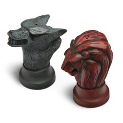 Game of Thrones Stark and Lannister Map Marker Salt and Pepper Shakers