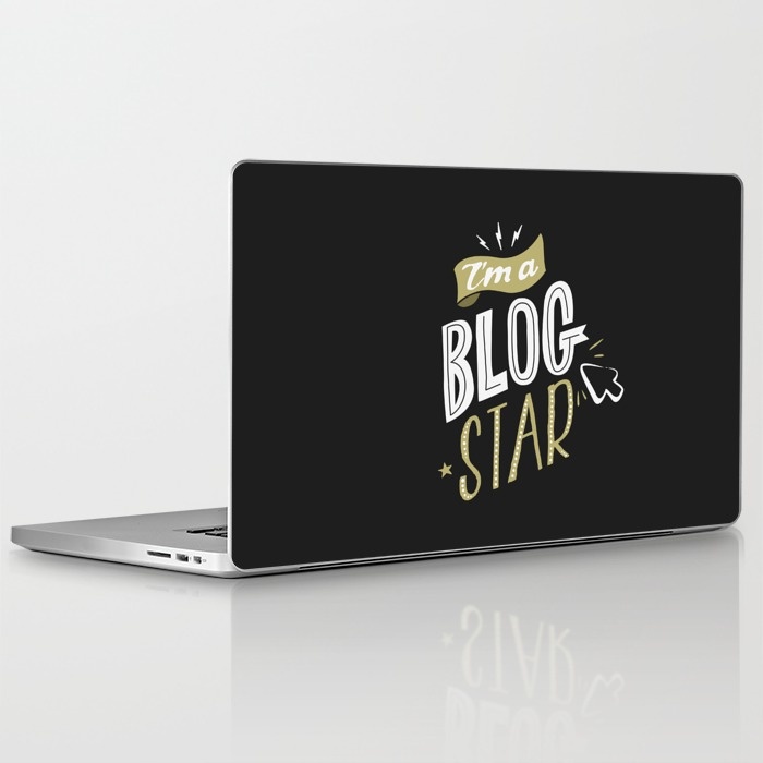 I'm a Blog Star Laptop Skin - the perfect Mother's Day gift for the mommy blogger! #mothersday #mommyblogger