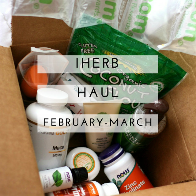 iHerb haul february-march