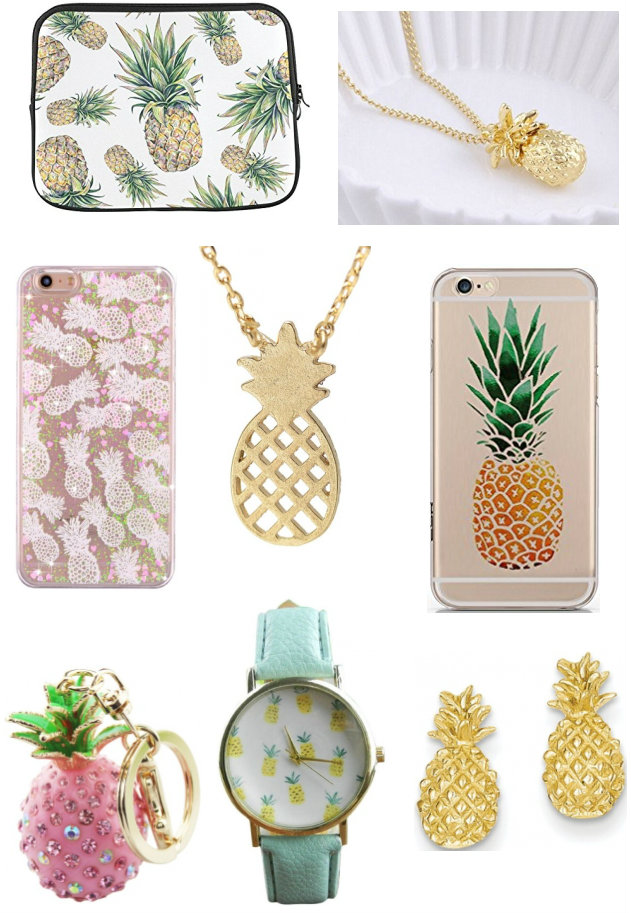 Accessories Pineapple Themed Products