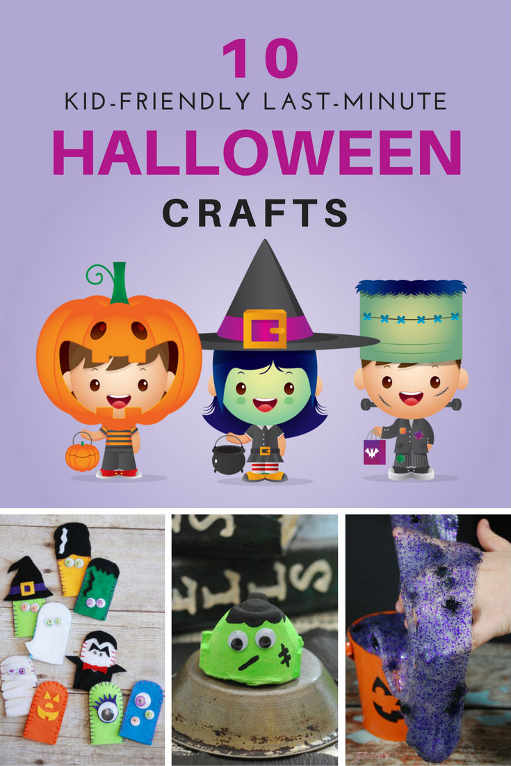 10 Last-Minute Halloween Crafts for Kids