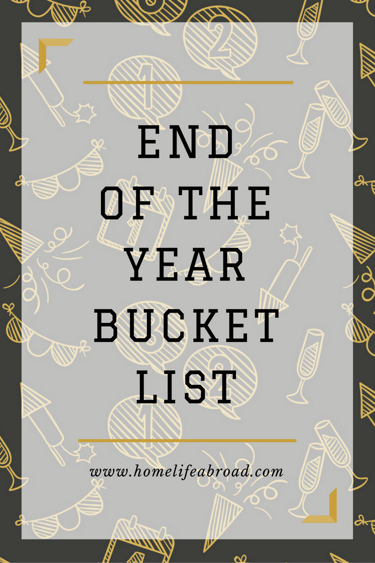 End-of-the-Year Bucket List