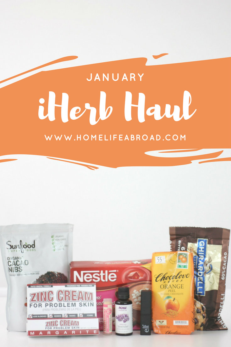 January 2017 iHerb Haul