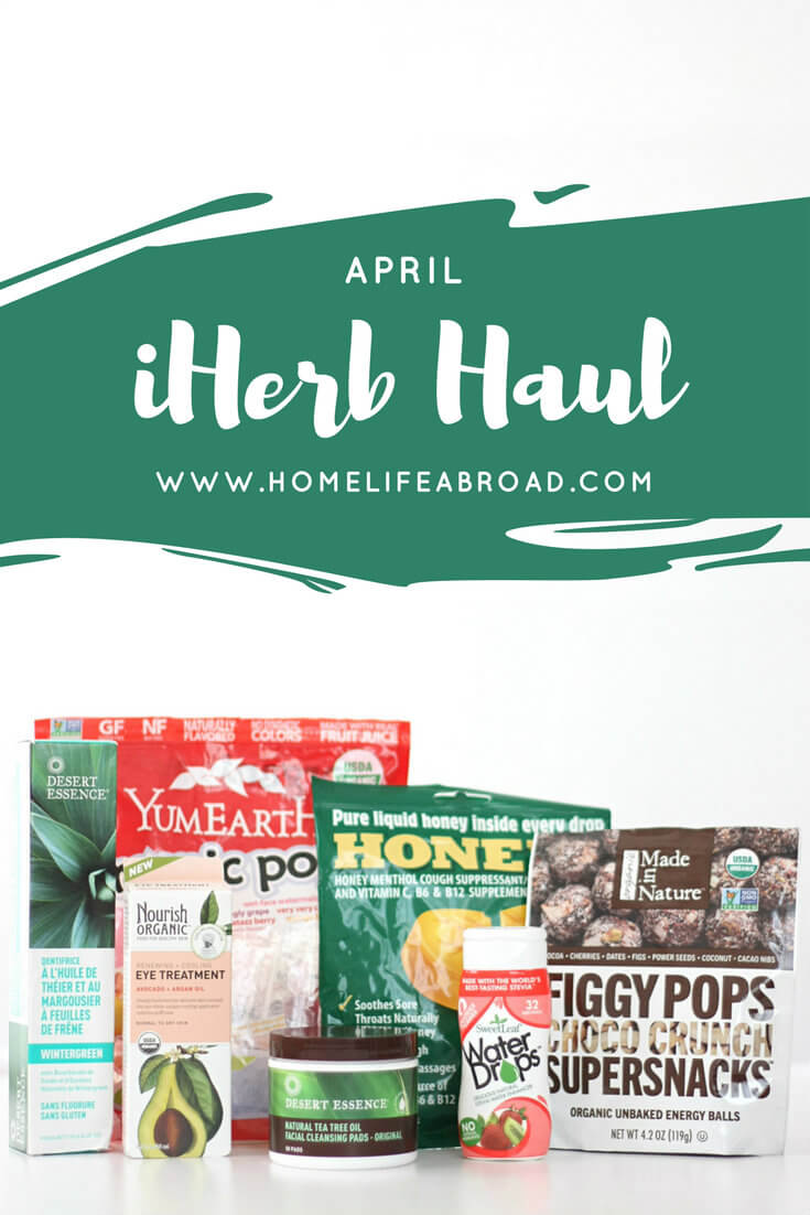 APRIL 2017 IHERB HAUL + $5 OFF IHERB COUPON