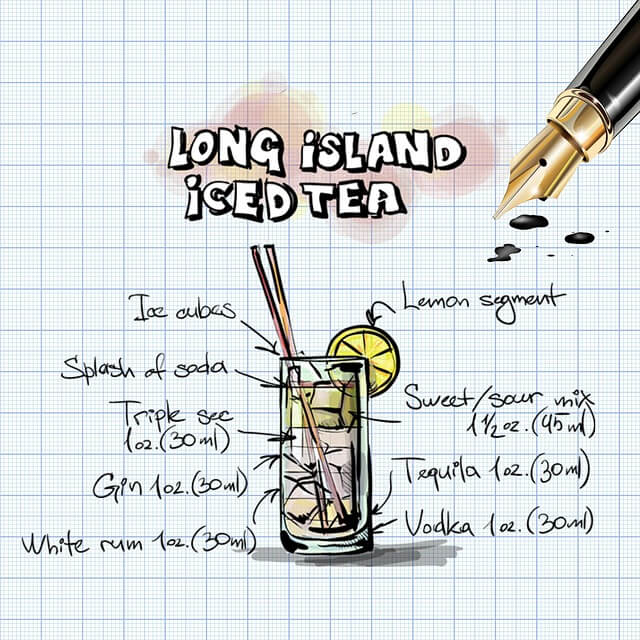 Long Island Iced Tea recipe