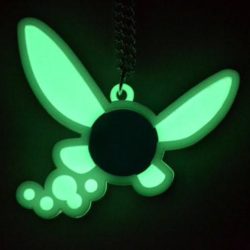 Legend of Zelda Glow in the Dark Navi Necklace