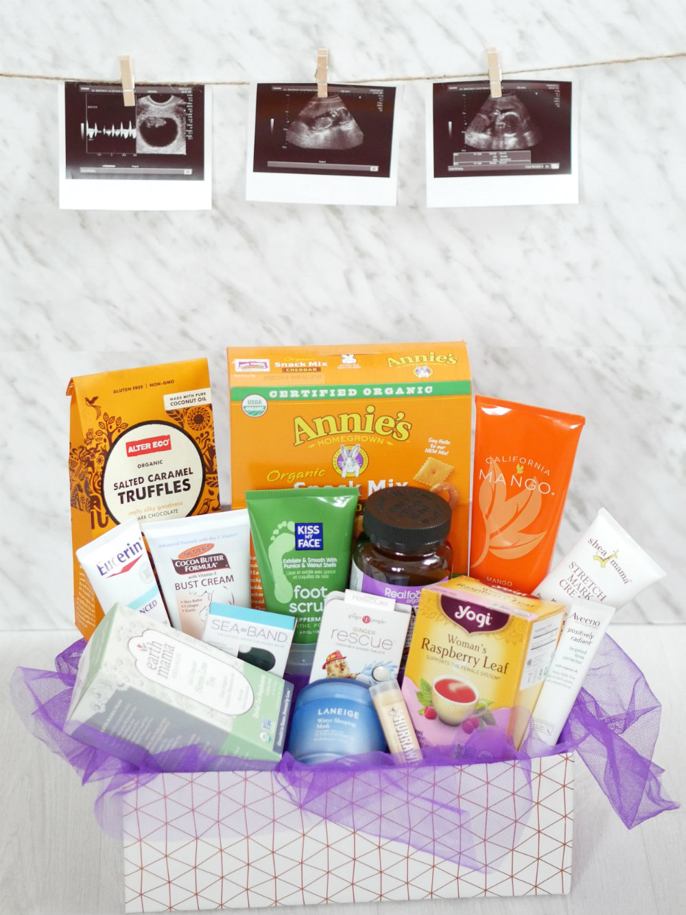 Pregnant woman store gift basket