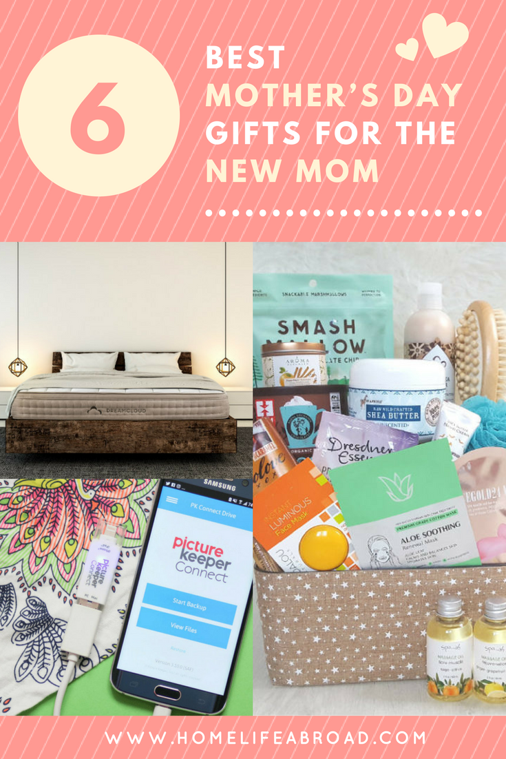 This #MothersDay, we are paying tribute to all the lovely new moms out there. So we've picked the 6 best gifts to celebrate mom's first Mother's Day! #giftsforher #giftsformom