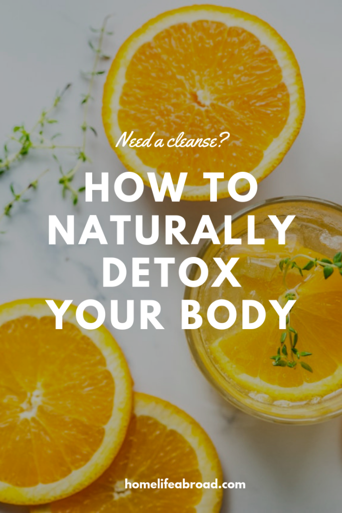 Need a break from harmful chemicals to reinvigorate your system and life?   Take a look at 5 ways to detoxify your body naturally!  #detox #healthyeating #detoxify