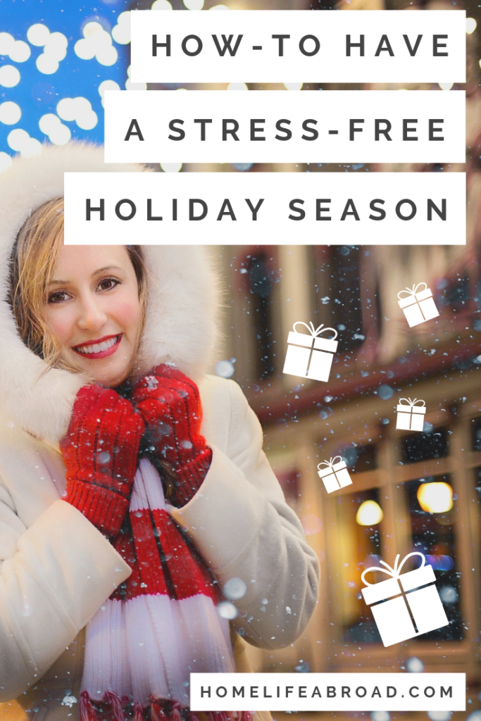 The stress of approaching holidays can take away from the joy of the entire season.   If you're feeling more dread than excitement, check out how to save time and lower your stress levels! #holidaystress #holidayshopping #relax #stressfreeholiday #stressfree