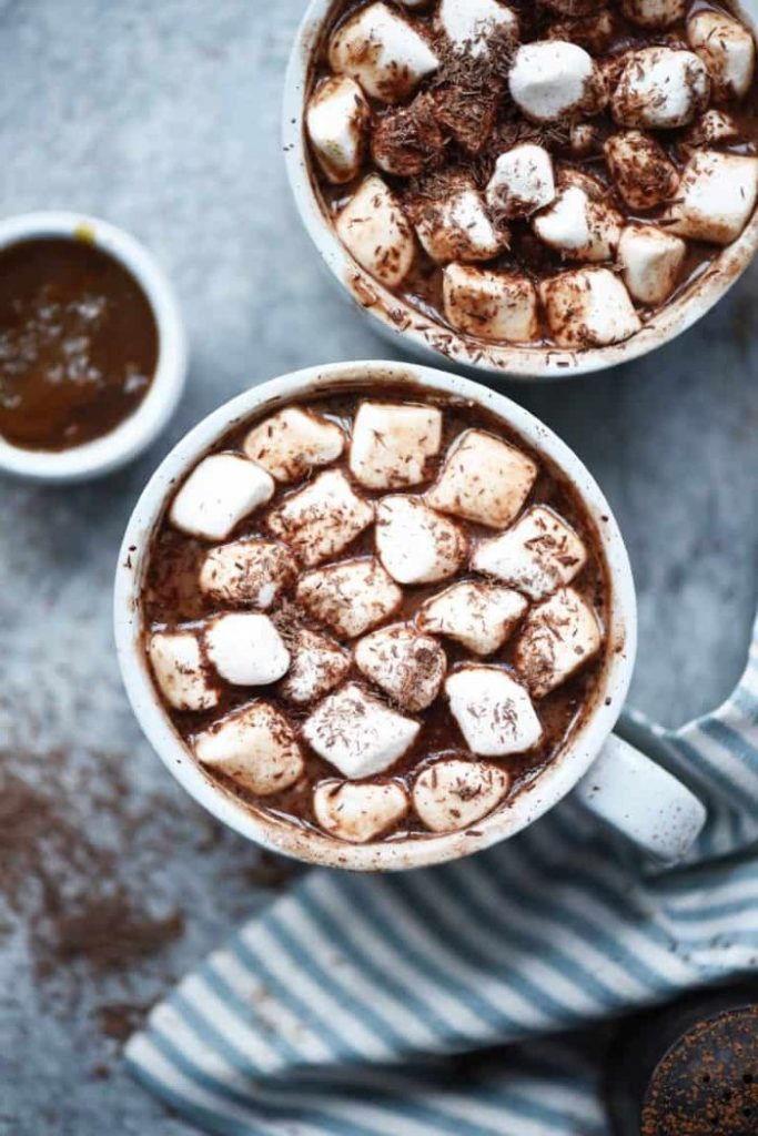  Salted Caramel Maca Hot Chocolate